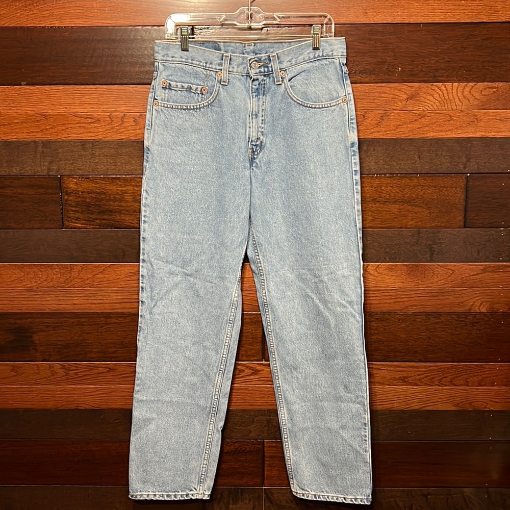 Vintage Y2K Levi's 550 Relaxed Fit Straight Leg Denim Blue Jeans